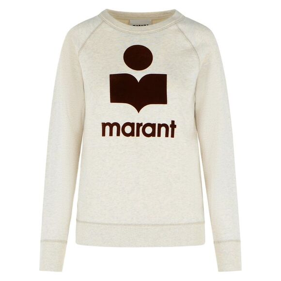 Isabel Marant Etoile 'Millyny' Sweatshirt In Ecru Cotton Misot Women